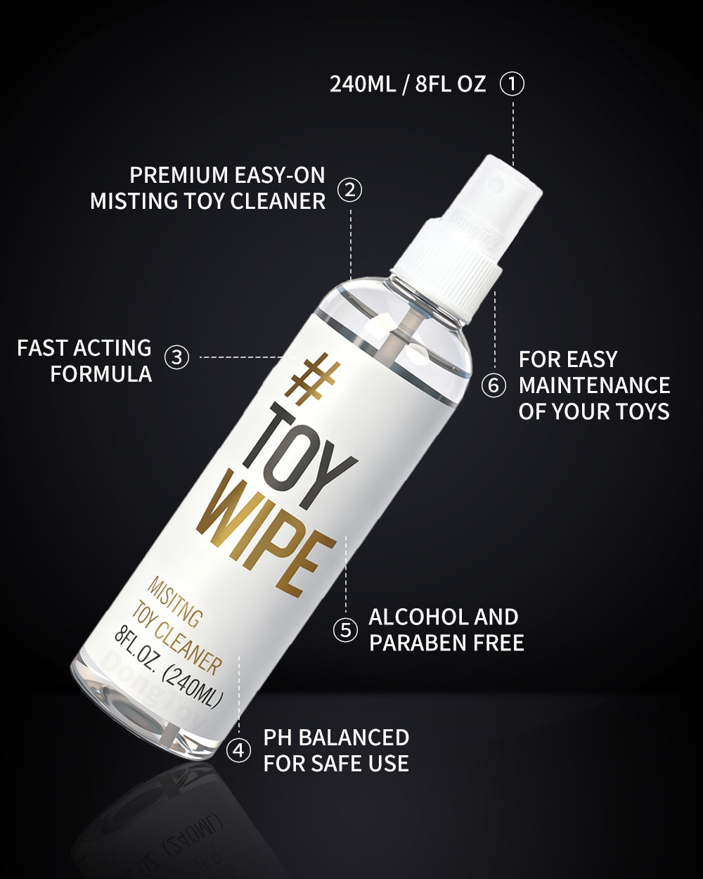 Adult Toy Cleaner All-Purpose Misting Adult Toy Cleaning