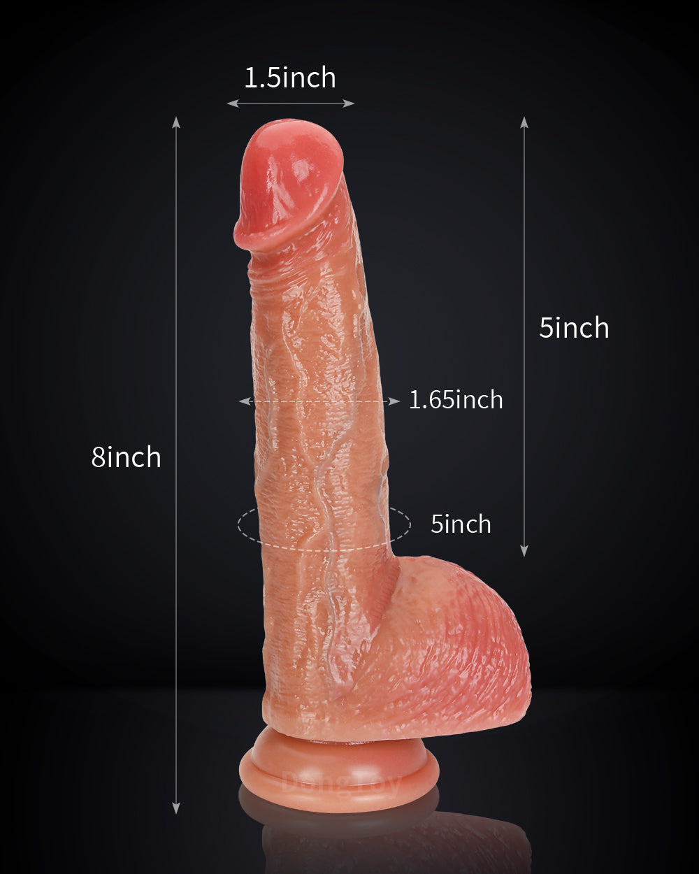 Squirtle Squirting Dildos 8 inch Cumming Ejaculating Dildo SlidingSkin
