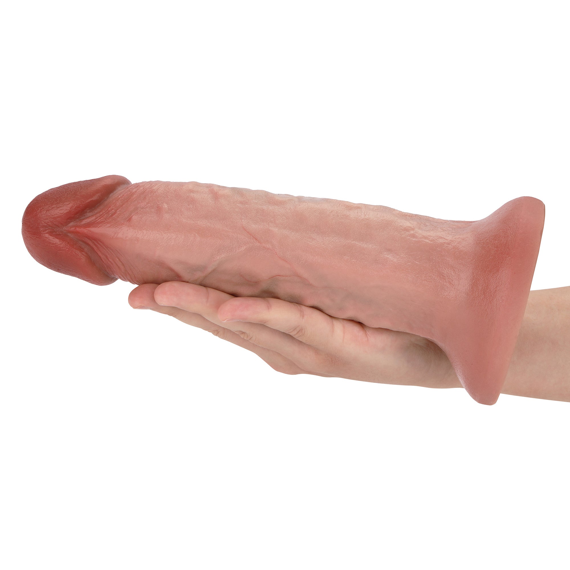 Bryan 10 inch Real Skin Dildo Realistic Feeling Muchroom Glan Soft Skin