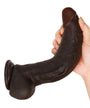 Baron 10 inch BBC Realistic Curved Dildo Real Skin With Keel