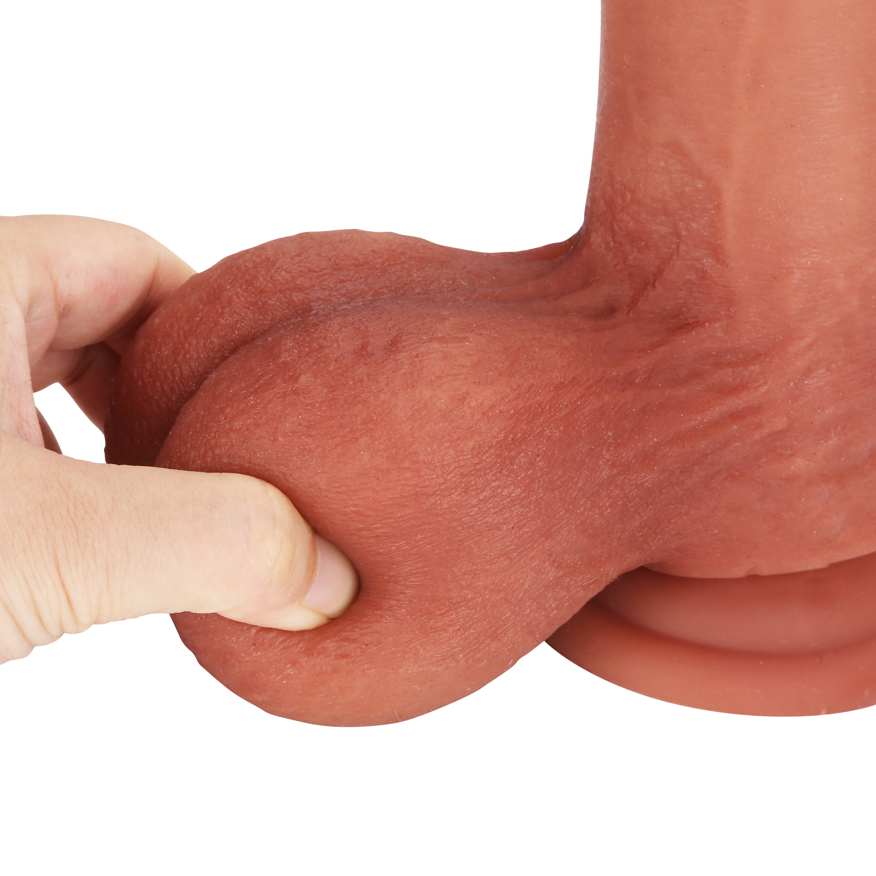 BigNut 10 inch Most Realistic Sliding Skin Dildo Foreskin Dildo With Ball