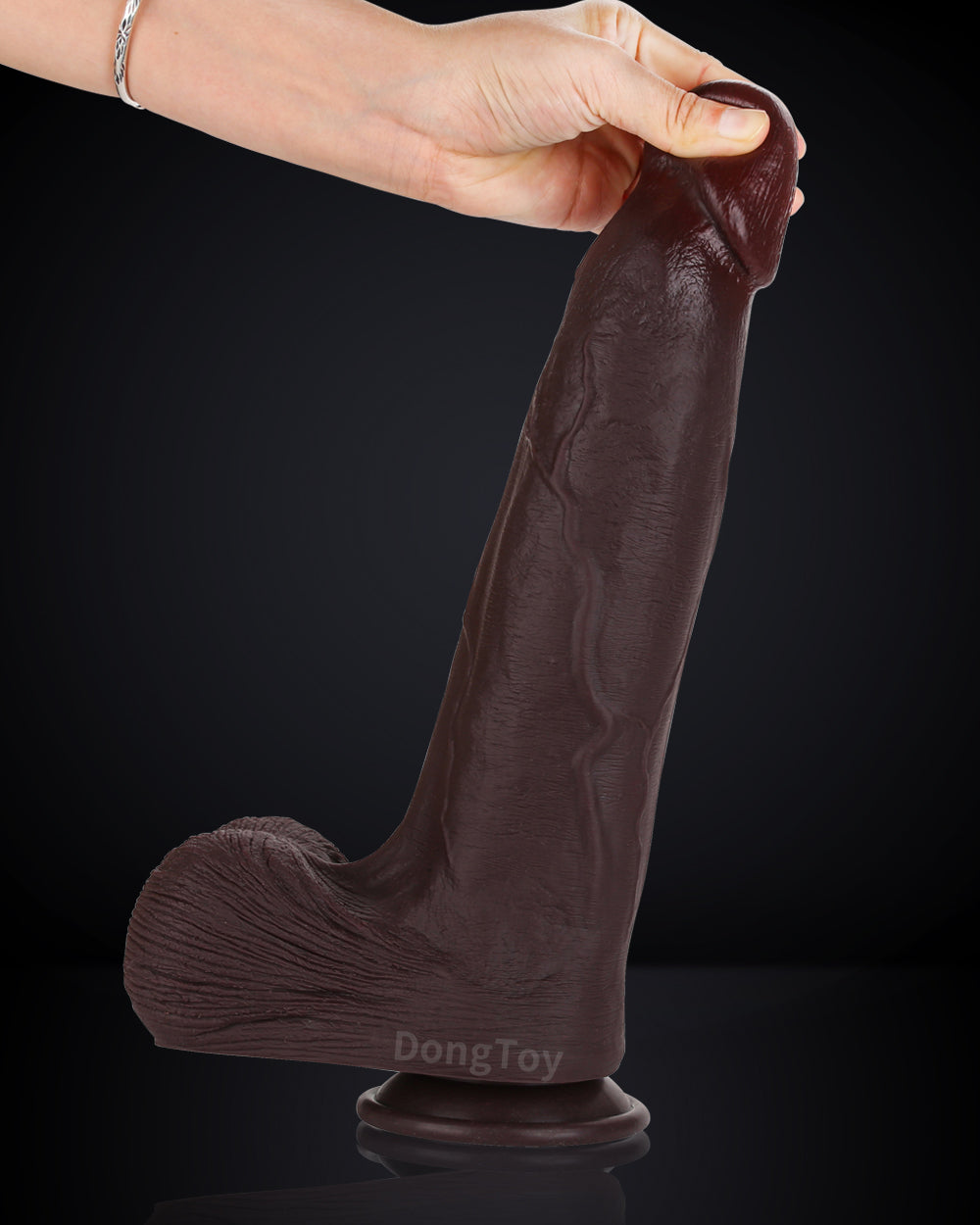 Bruce 13 inch Realistic Huge Dildo Dual Density Huge Dildo Lifelike Skin