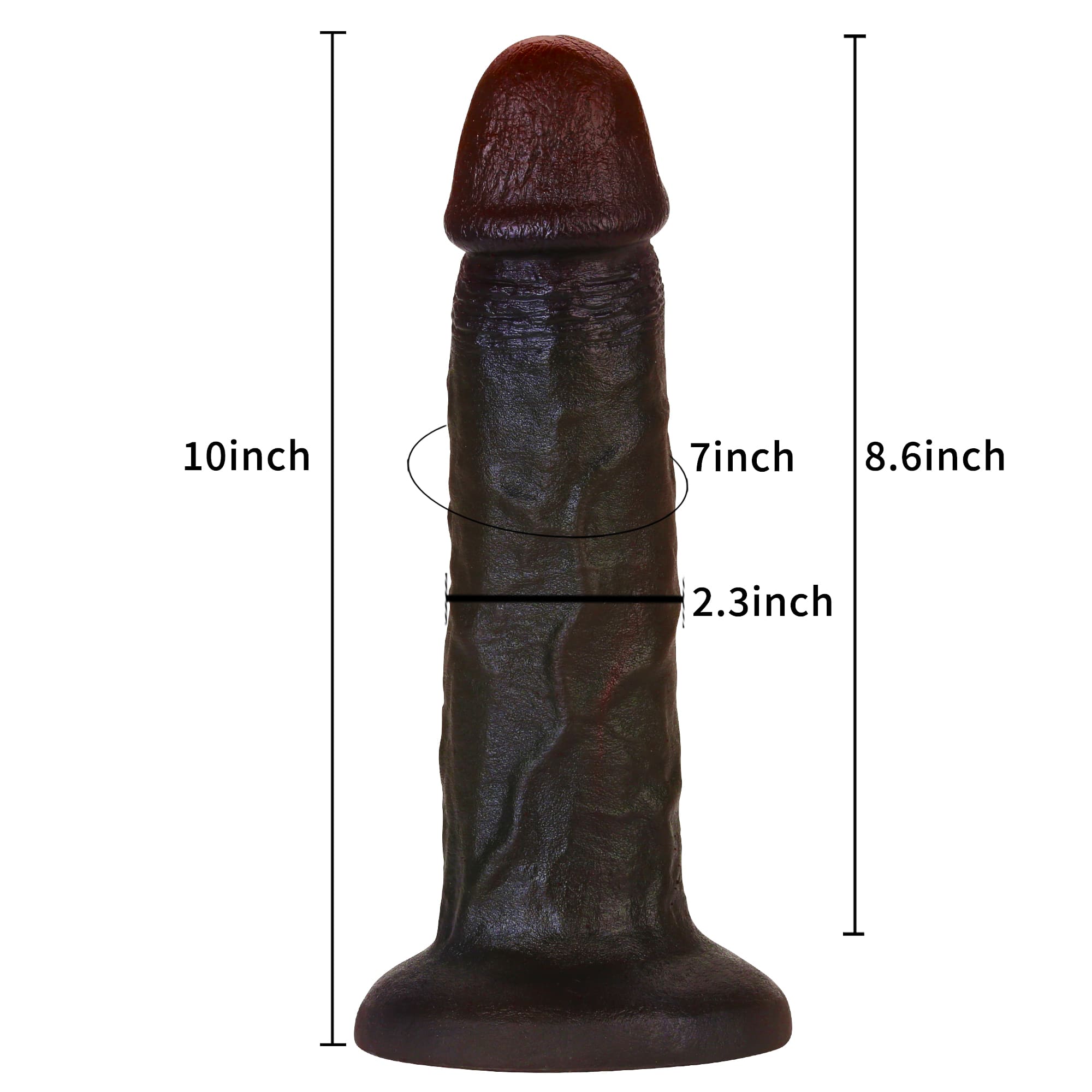 Bryan 10 inch Real Soft Skin Realistic BBC Dildo