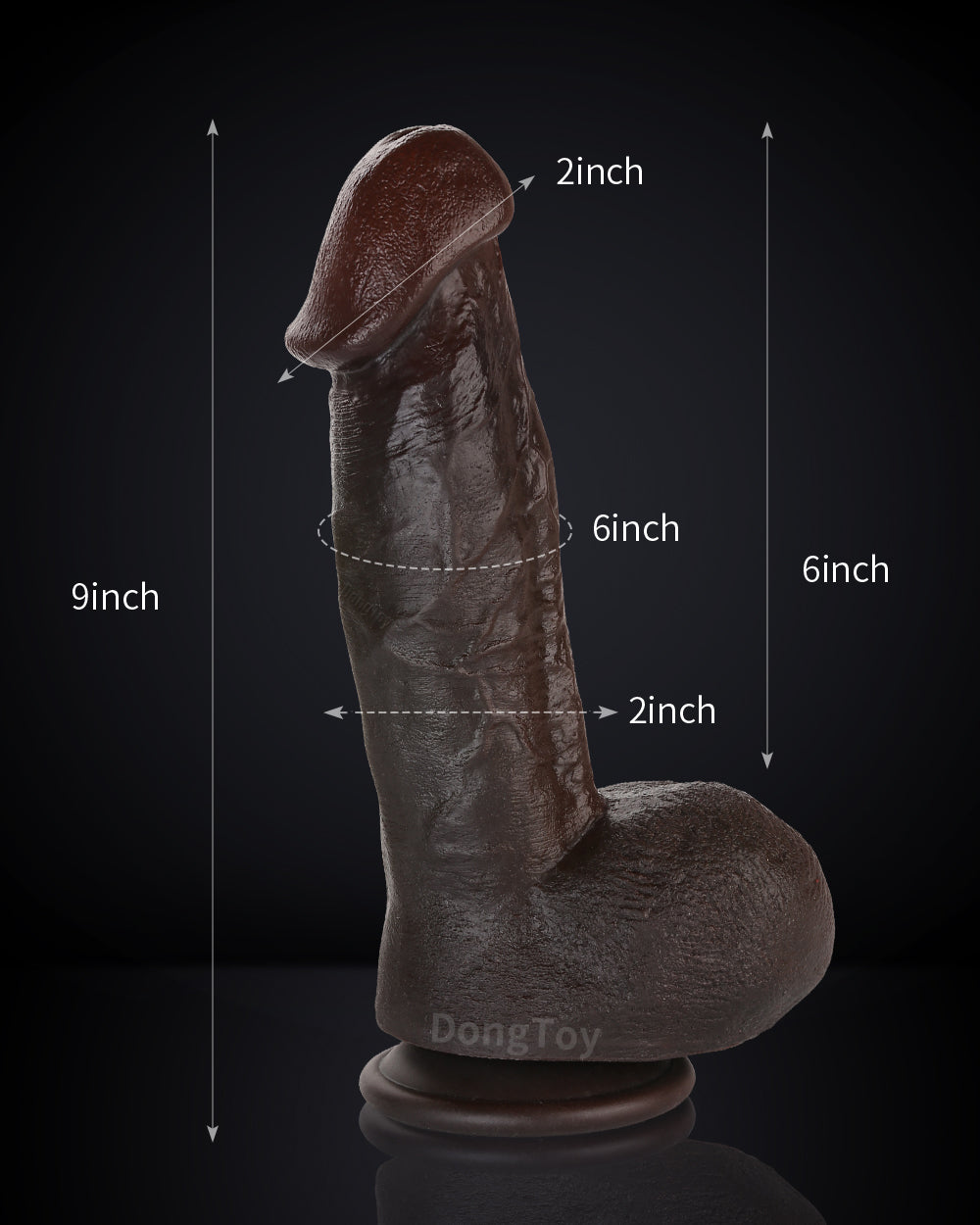 Bunny 9 inch BBC Realistic Dildo Real Glan Lifelike Skin Dildo