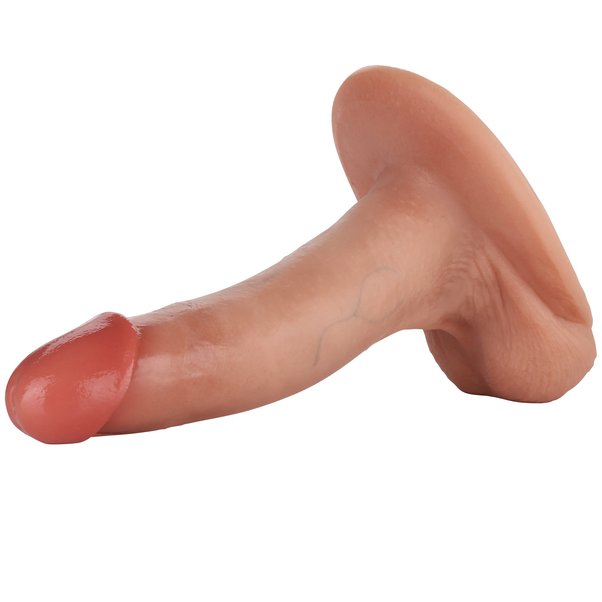 Butter 6.9 inch Sliding Skin Ultra Realistic Dildo & Real Balls