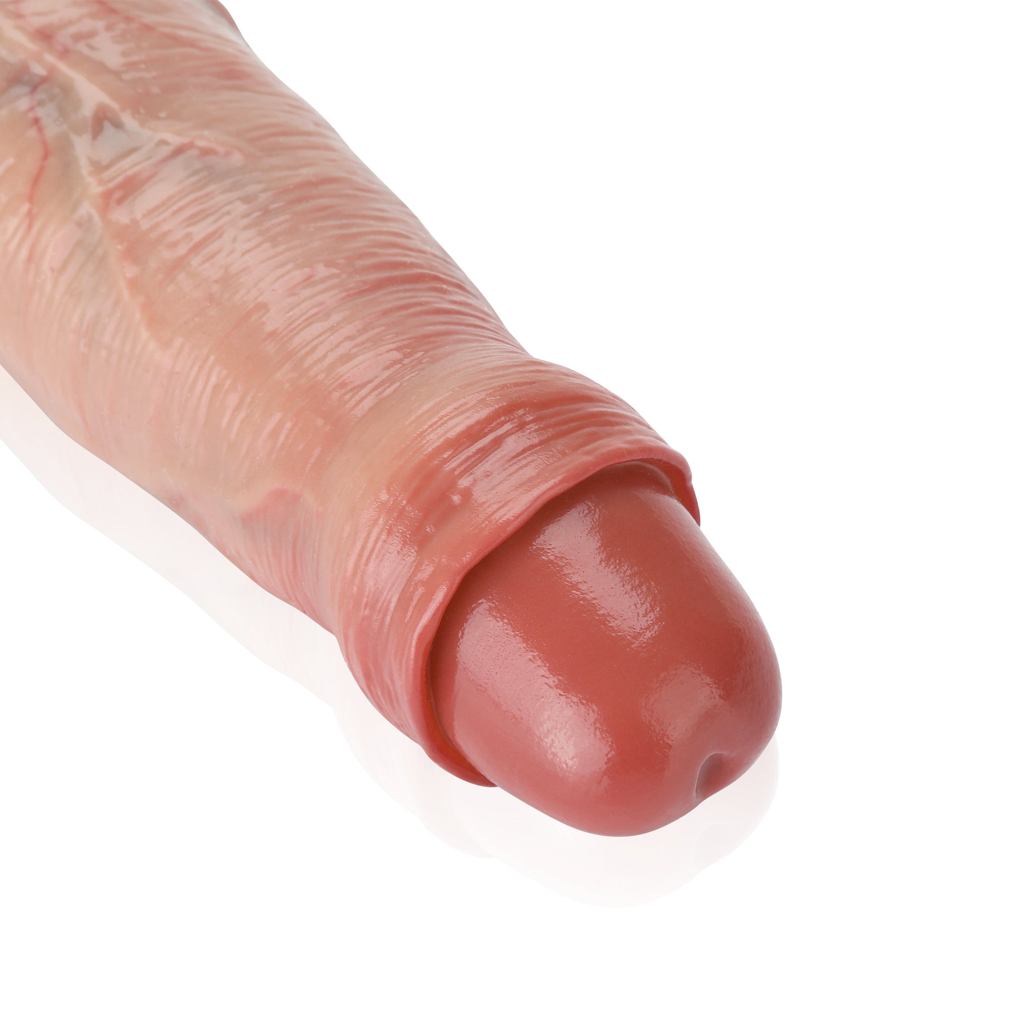 Chico 8.3 inch Real Feel Uncut Realistic Dildo & Big Swing Ball