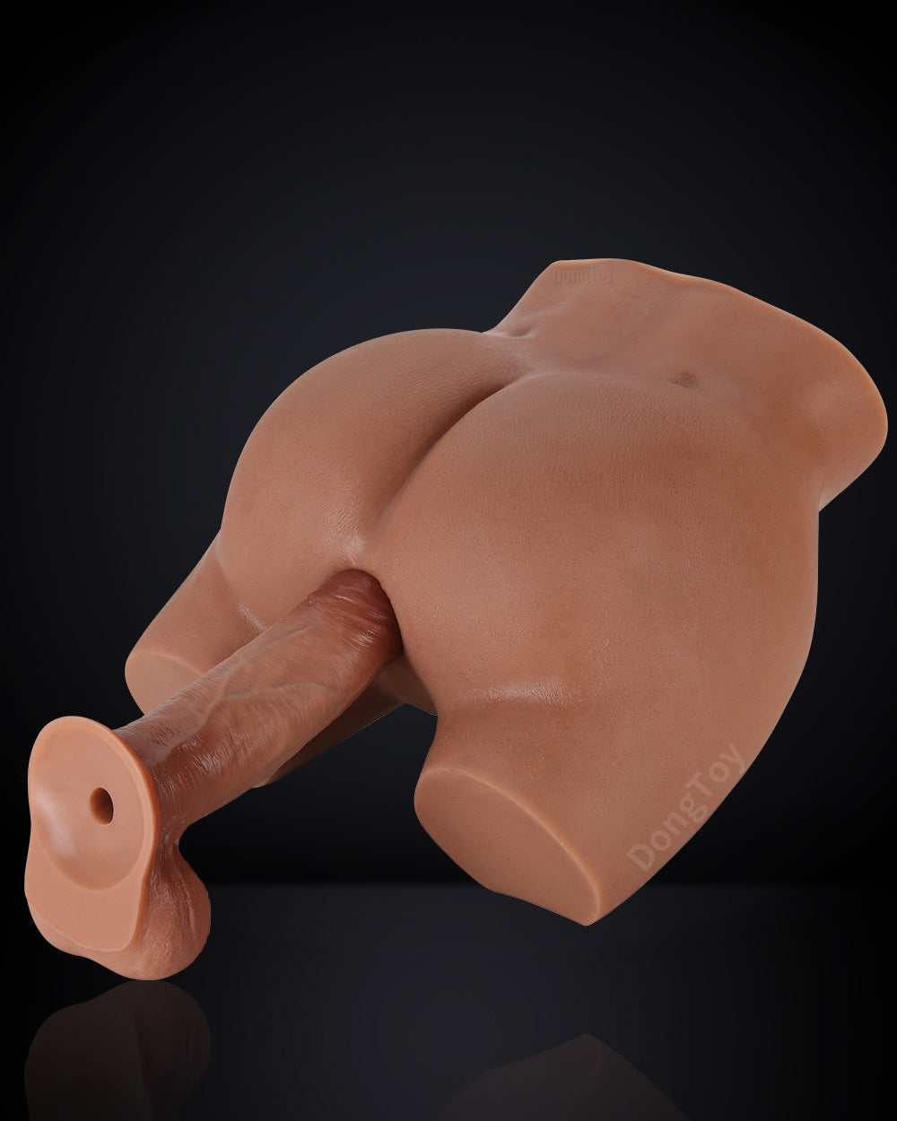 DONGTOY Chris 14lb With James 7inch Dildo (Brown)