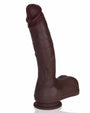 Alex 10.4 inch Ultra Realistic Huge Dildo & Super Realistic Glan Black Dildo