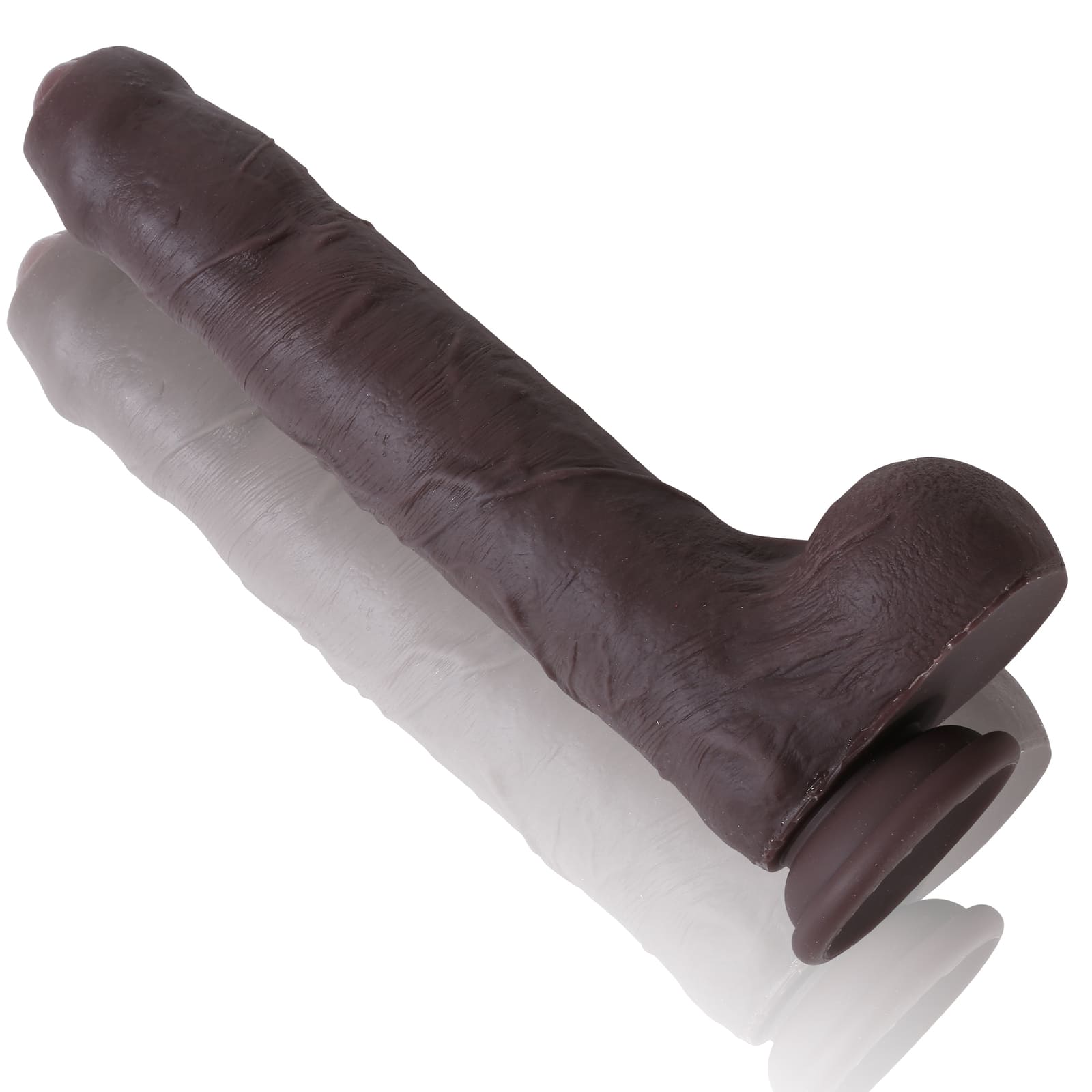 Diego 11 inch Huge Foreskin Sliding Skin Realistic Dildo With Balls
