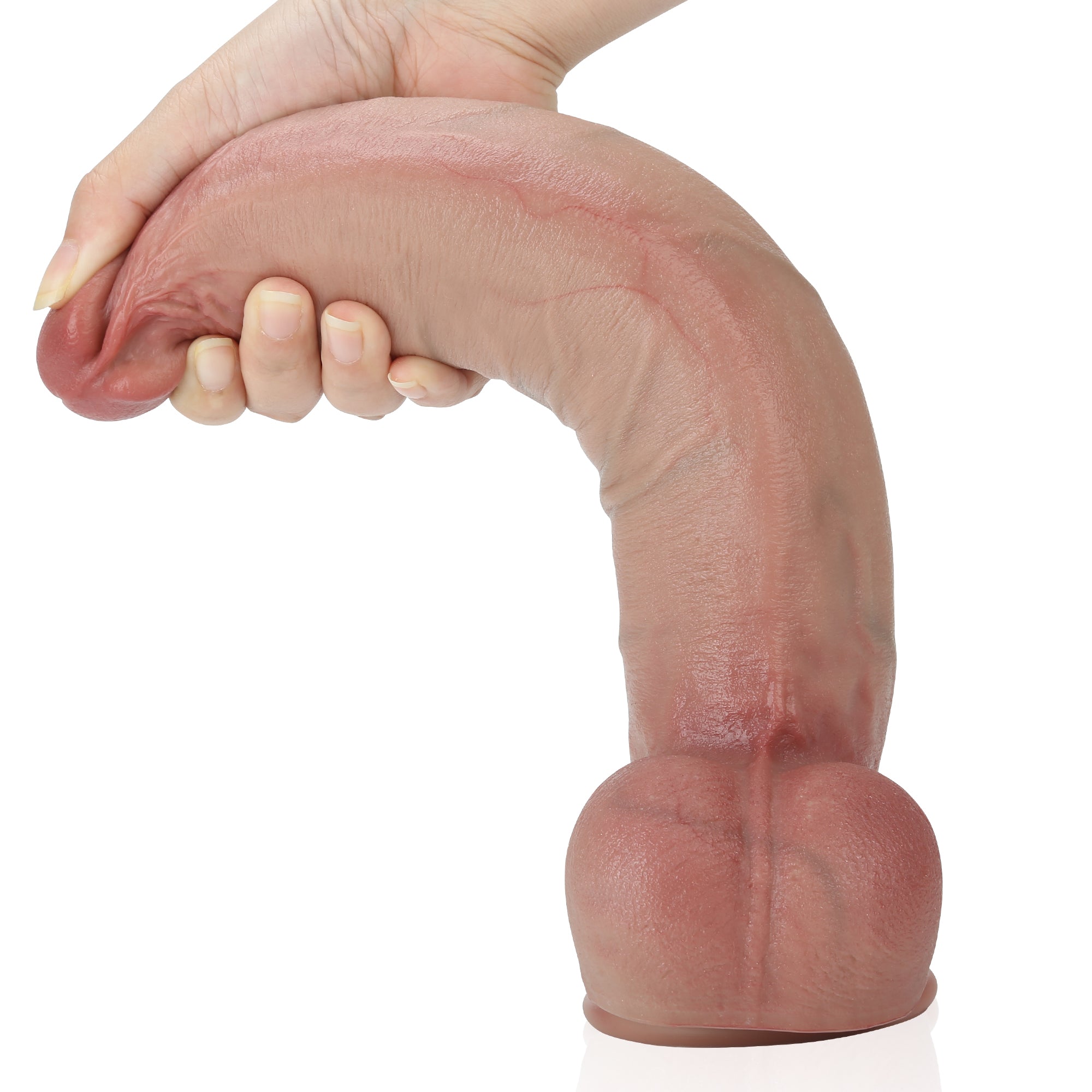Dredd Dildo 12 inch Lifelike Dildo Real Feeling Skin Huge Dildo With Keel