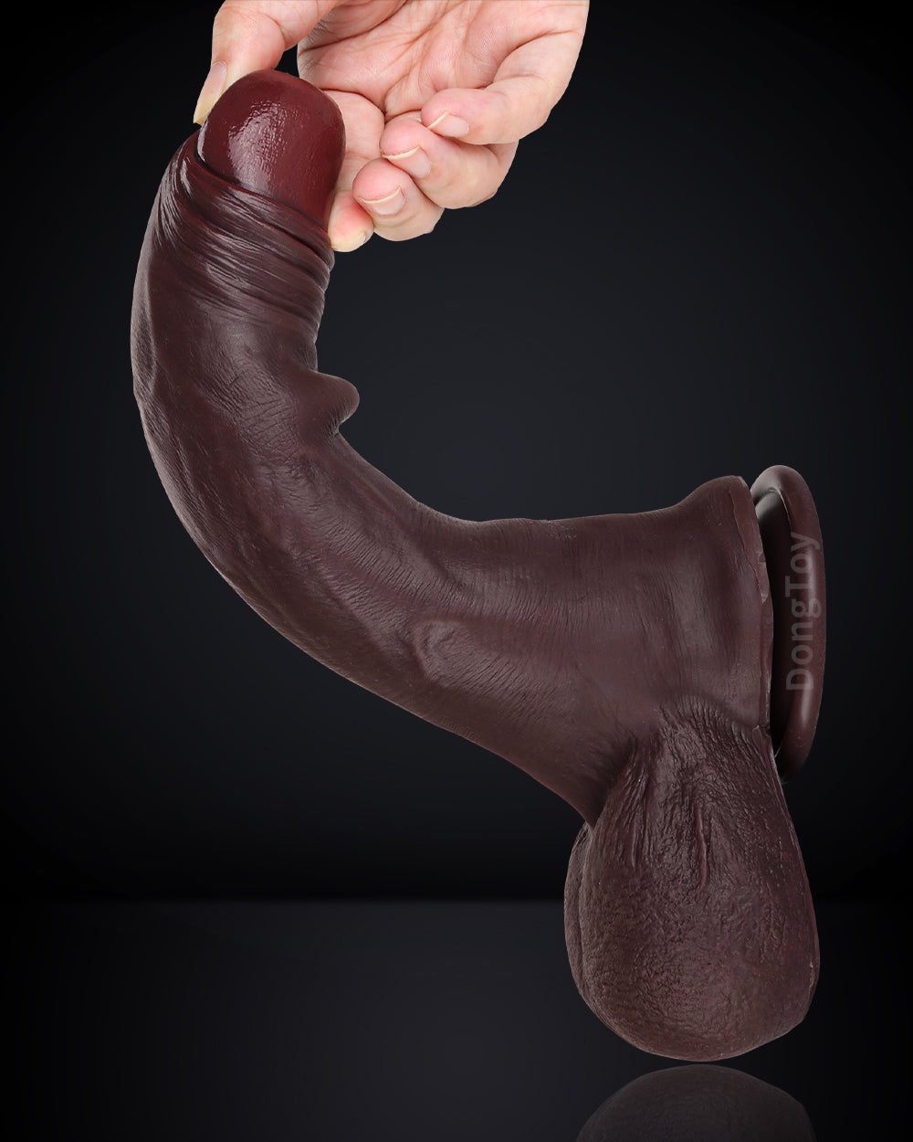 Foreskin 9 inch Sliding Skin Most Realistic Dildo & Real Balls