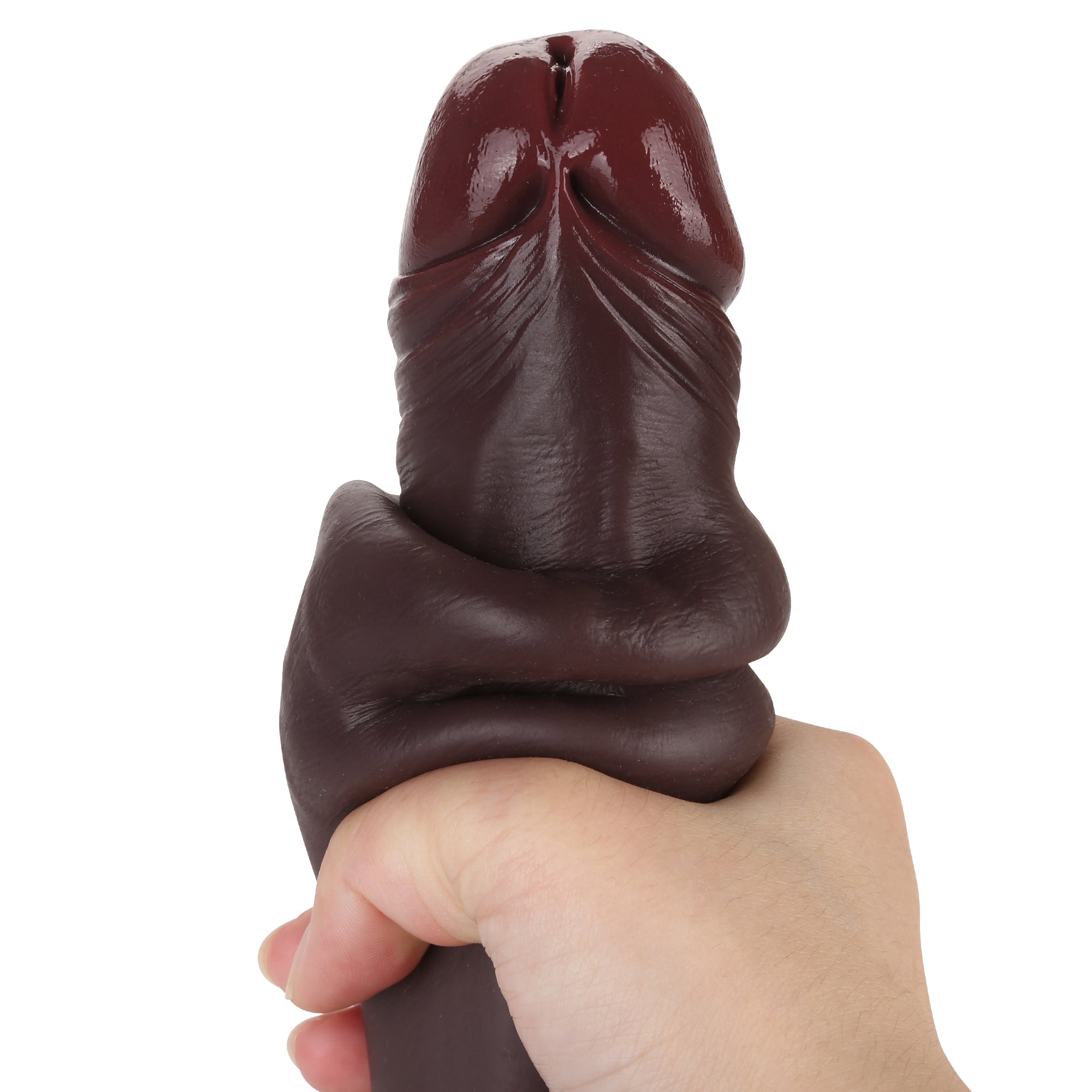 Foreskin 9 inch Sliding Skin Most Realistic Dildo & Real Balls