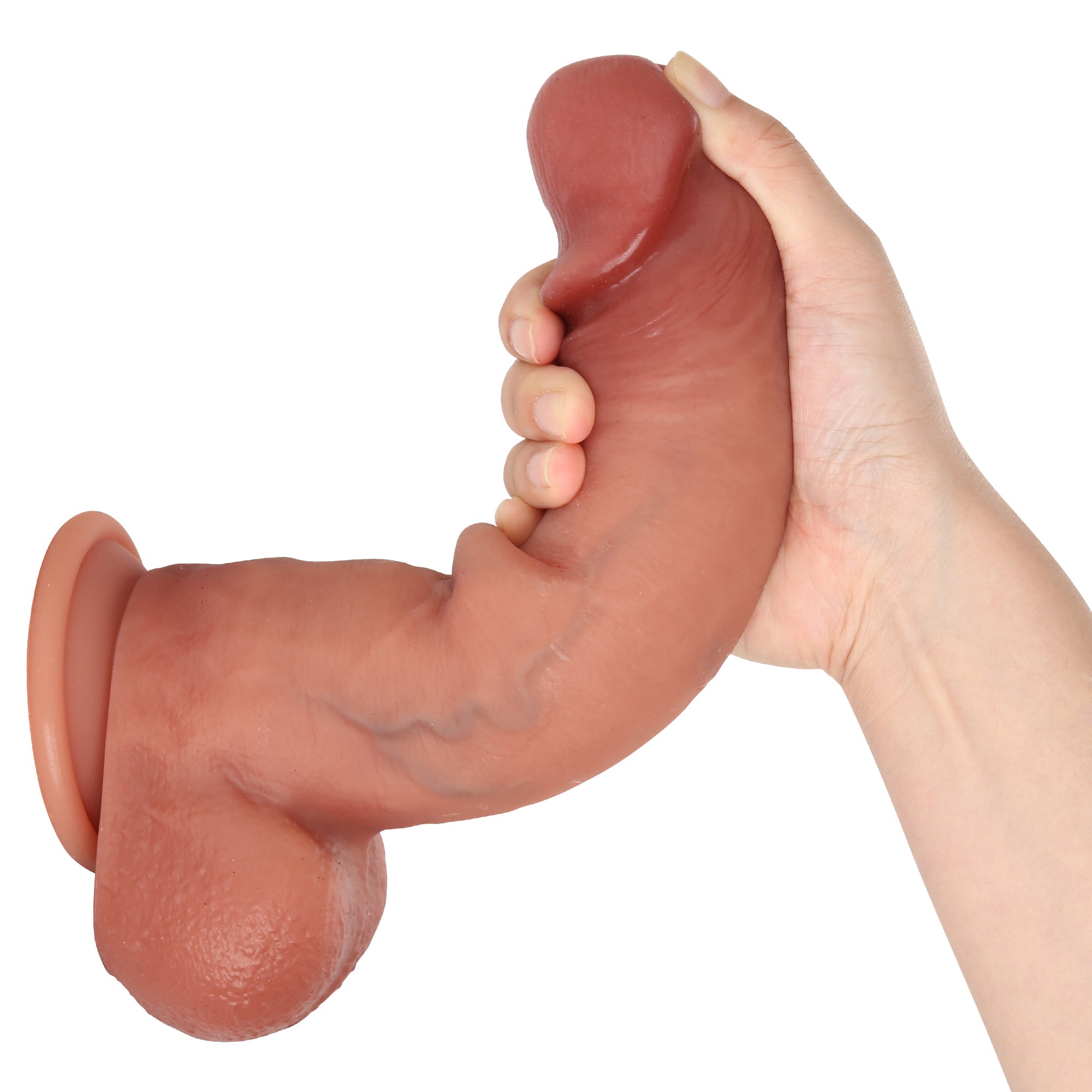 Boomer Squirting Dildo 9 inch Cumming Ejaculating Dildos Sliding Skin