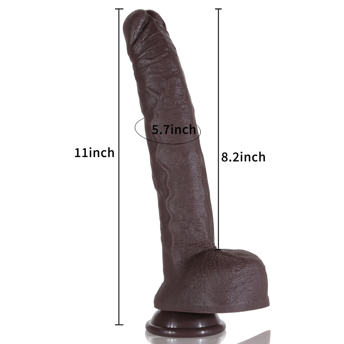 Mateo 11 inch Extra Long Realistic Feeling Dildo Hyper Real Dildo