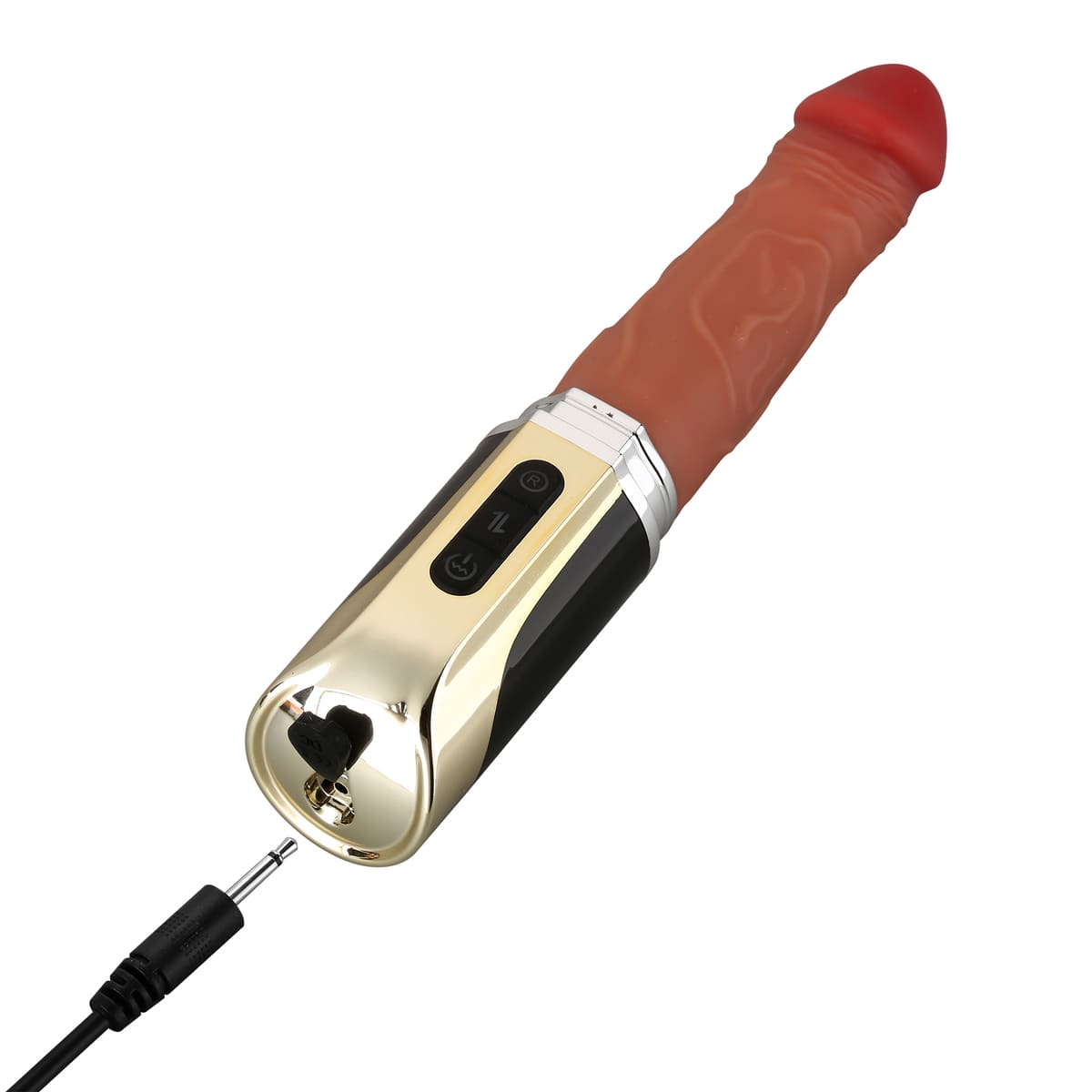 Jordi 8 inch Inflatable Pulsating 5 Modes Powerful Thrusting Dildo