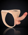 Kendon 6 in Strap On Dildo Wearable Solid Realistic Dildo Flesh