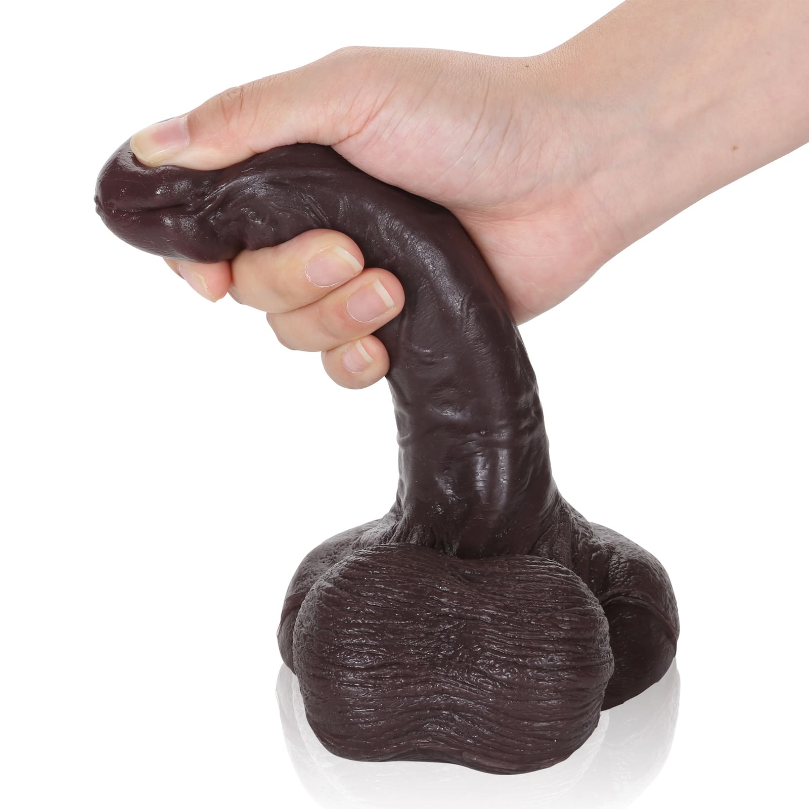 Milan 7.4 inch Massive Beginners Ultra Realistic Dildo With Real Ball