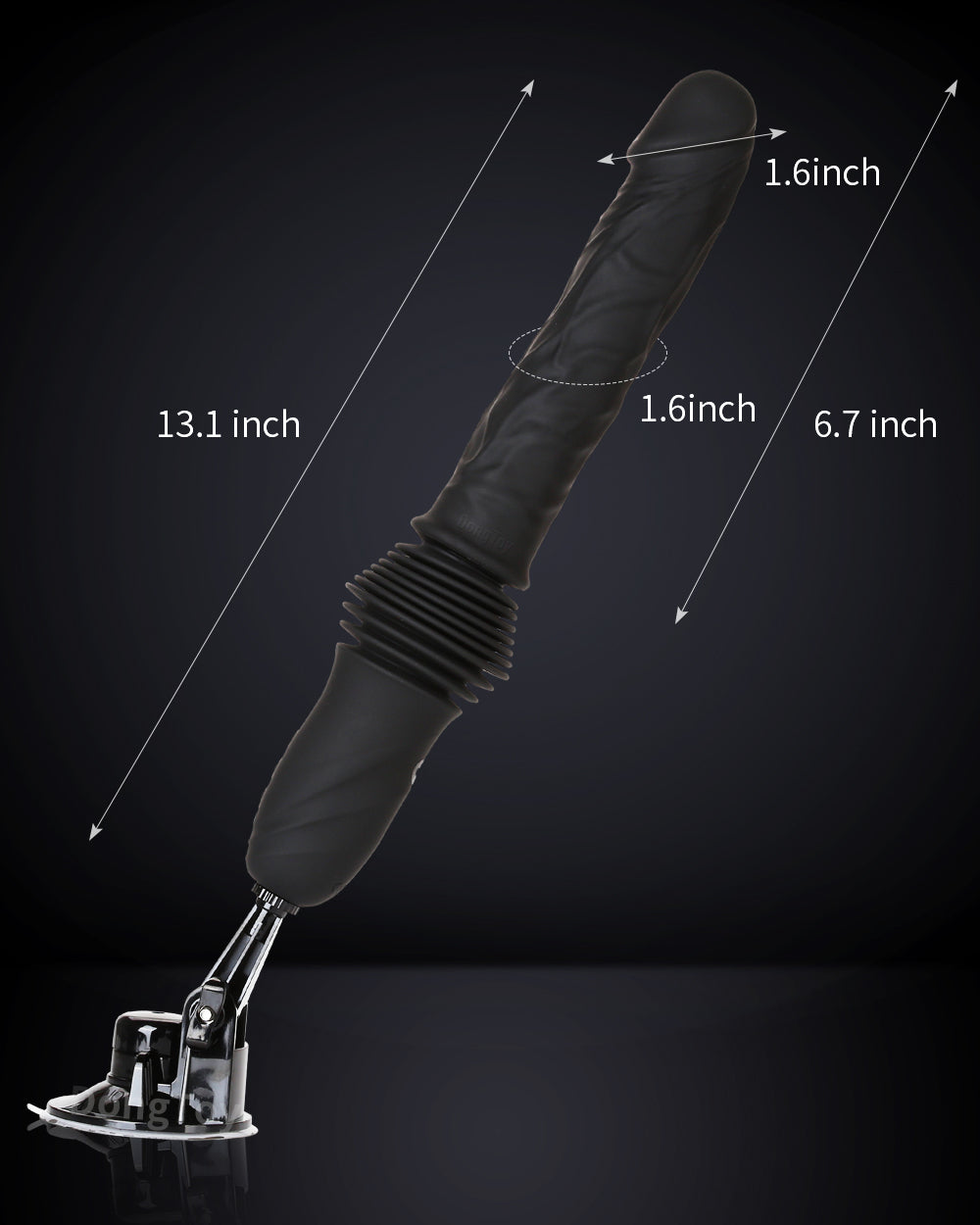 DongToy Ultra Sex Machine Deep Thrusting Dildo With Remote Control