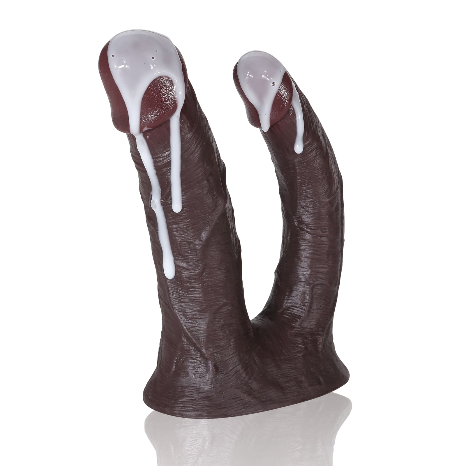 Noah 8 inch Big Double Penetration Dildo 6.4 & 5. 7 Insertable Length