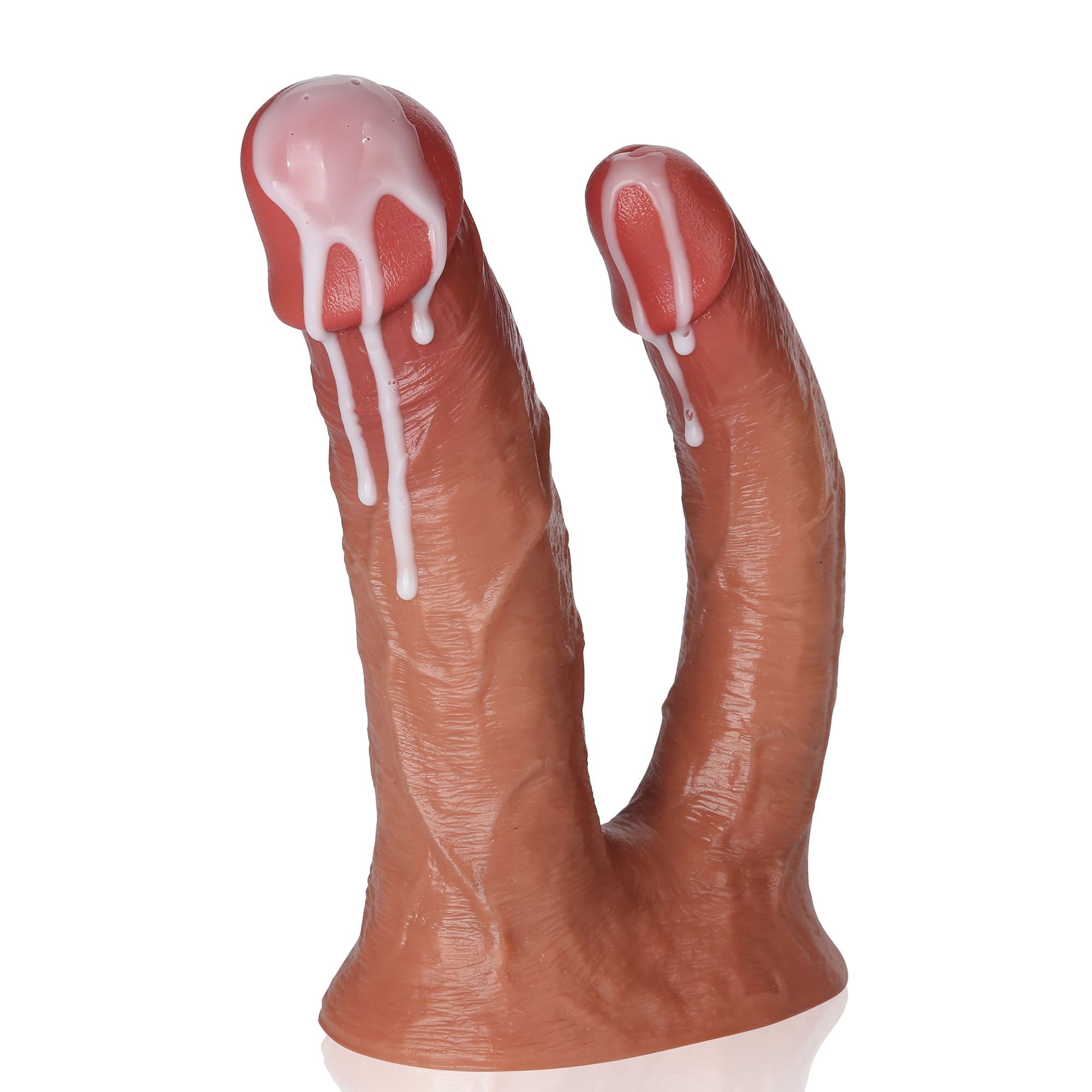 Noah 8 inch Big Double Penetration Dildo 6.4 & 5. 7 Insertable Length
