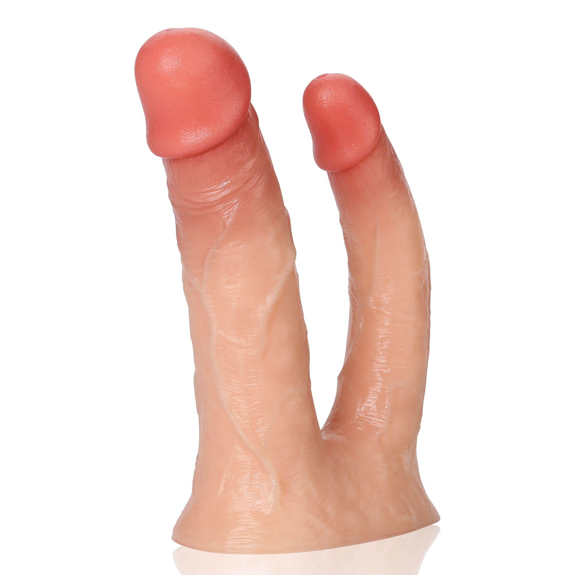Noah 8 inch Big Double Penetration Dildo 6.4 & 5. 7 Insertable Length
