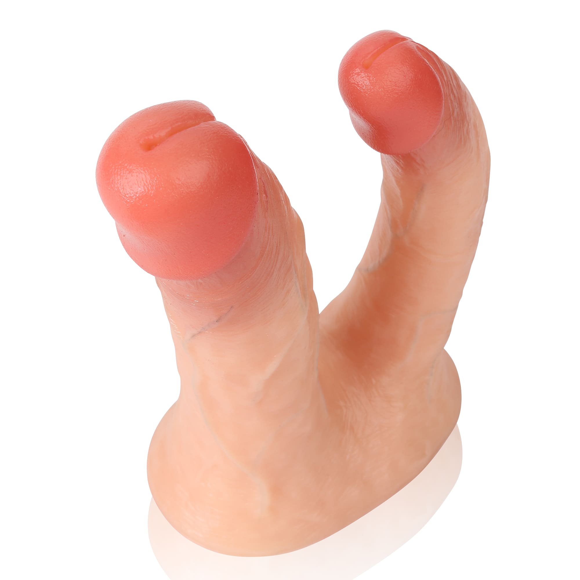 Noah 8 inch Big Double Penetration Dildo 6.4 & 5. 7 Insertable Length