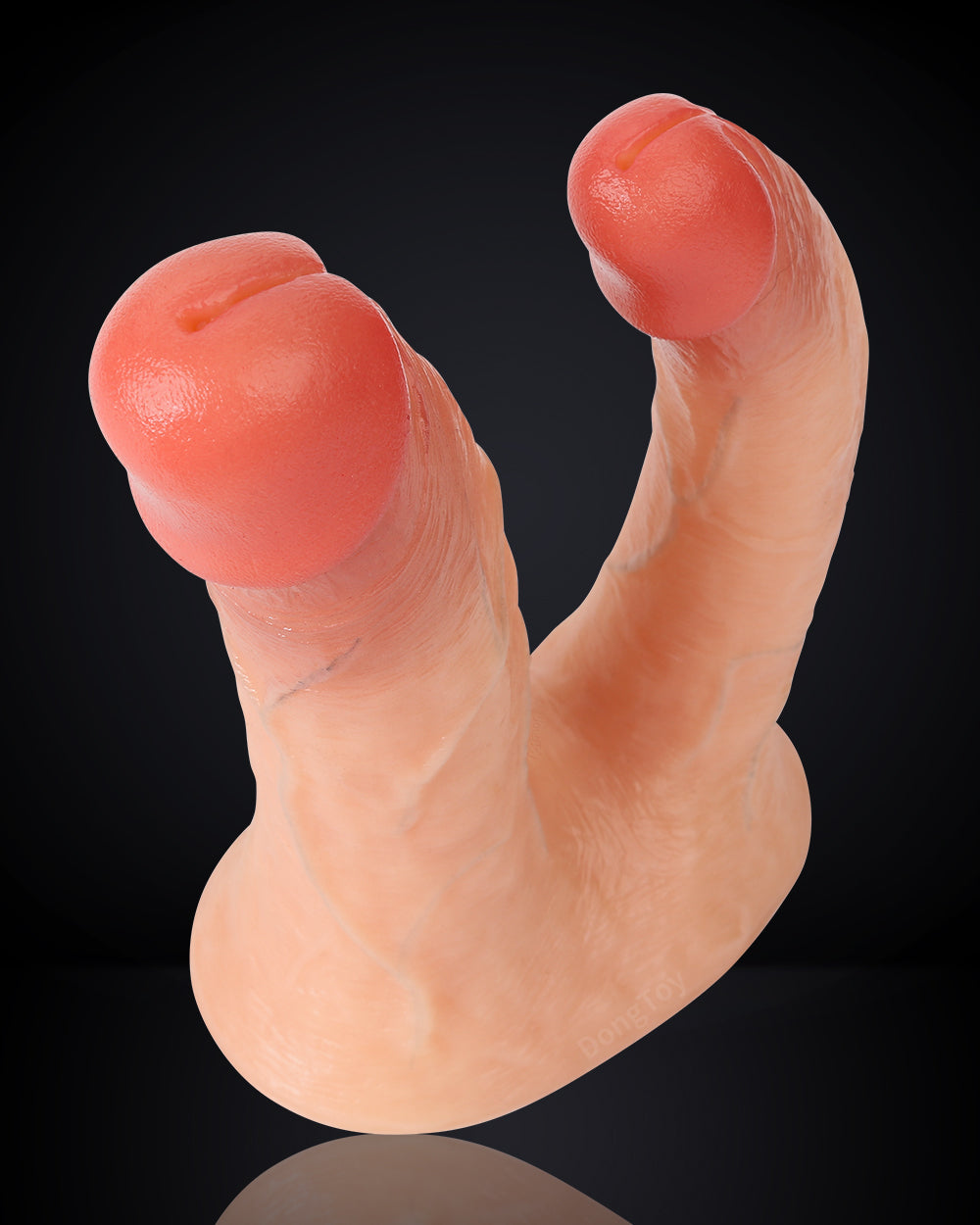 Noah 8 inch Big Double Penetration Dildo 6.4 & 5. 7 Insertable Length