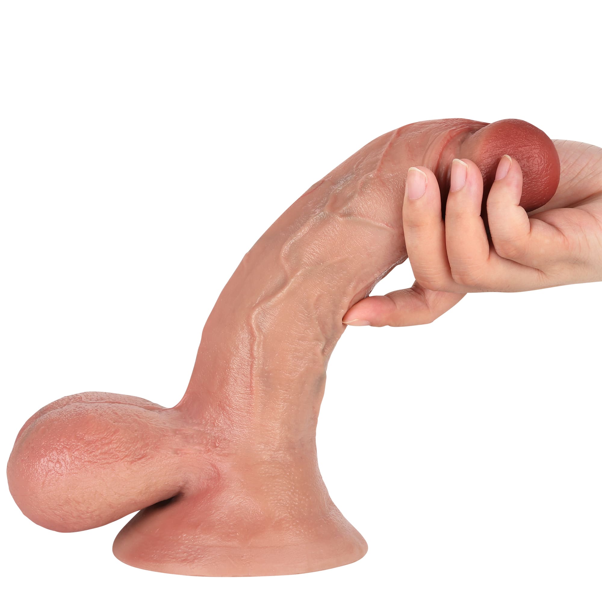Ryder 9.5 inch Ultra Realistic Dildo Soft Real Skin With Keel