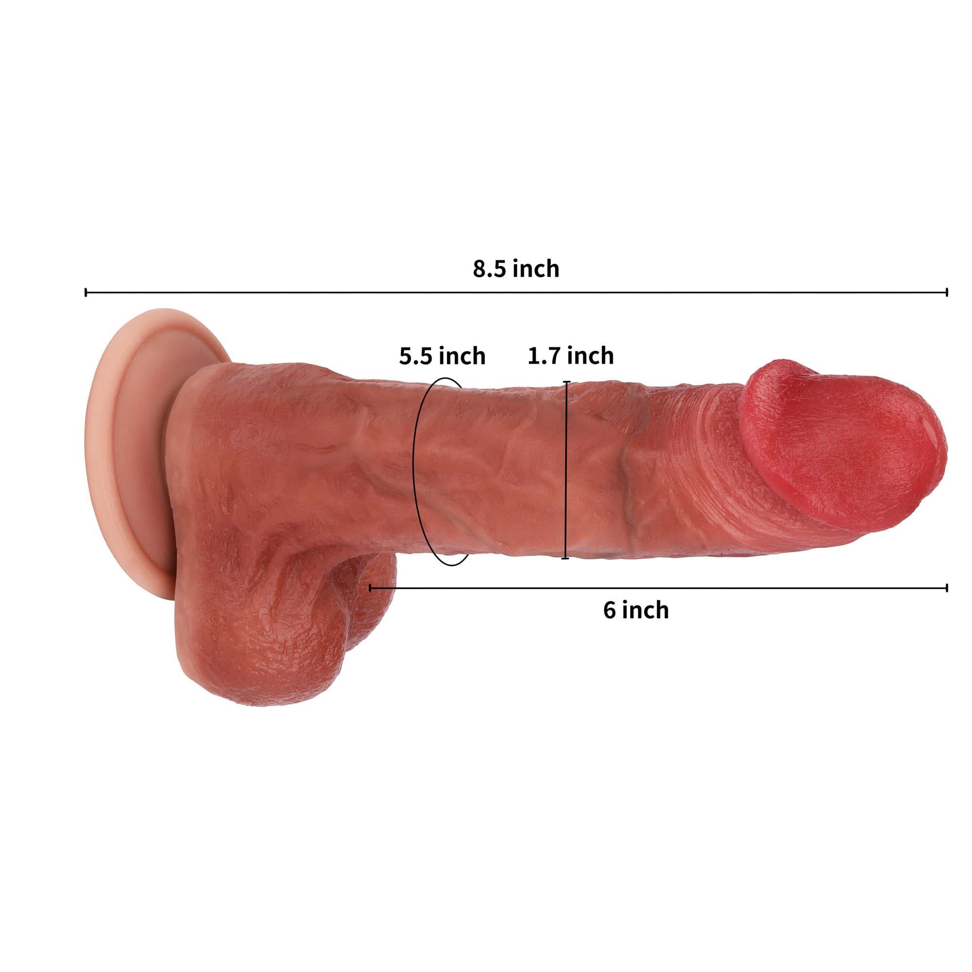 Simba 8.5 inch Real Feeling Realistic Dildo Deep Filling