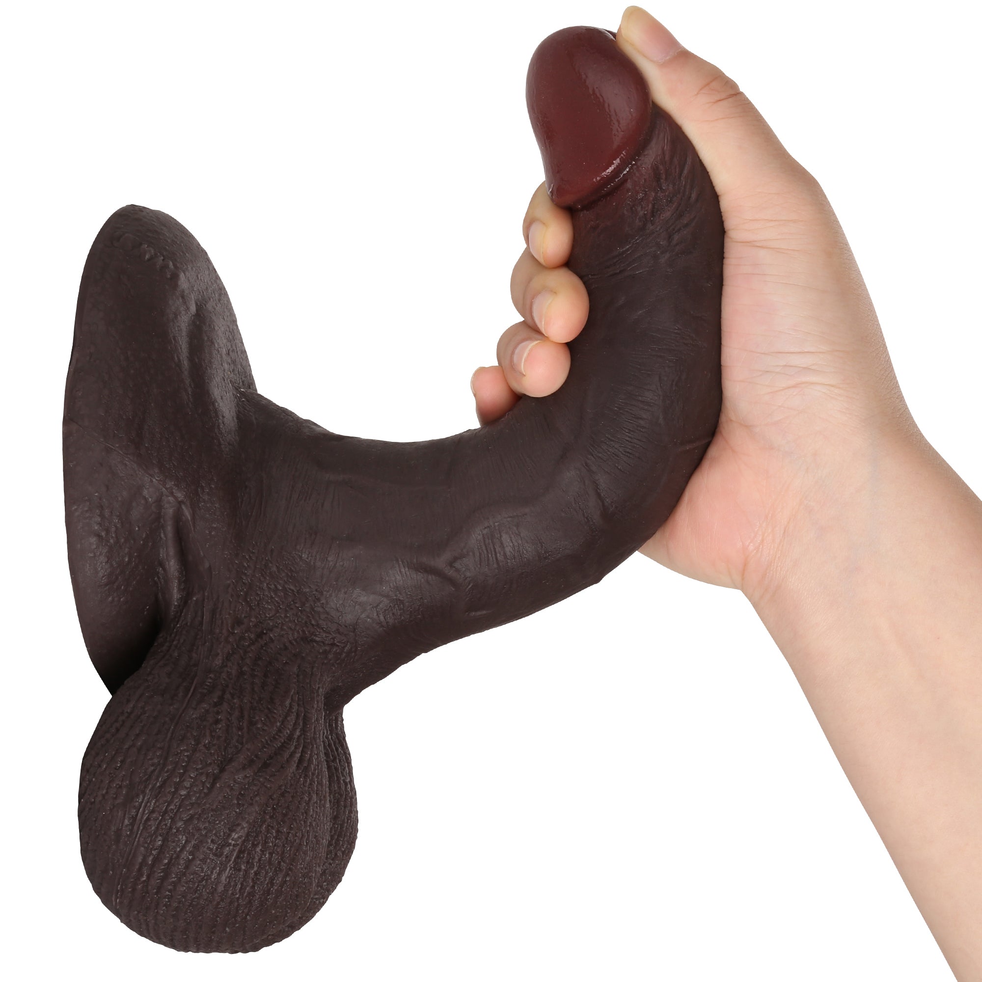 Tiger 7 Inch Realistic Silicone Dildo with Strong Suction Cup Hands-Free | DongToy