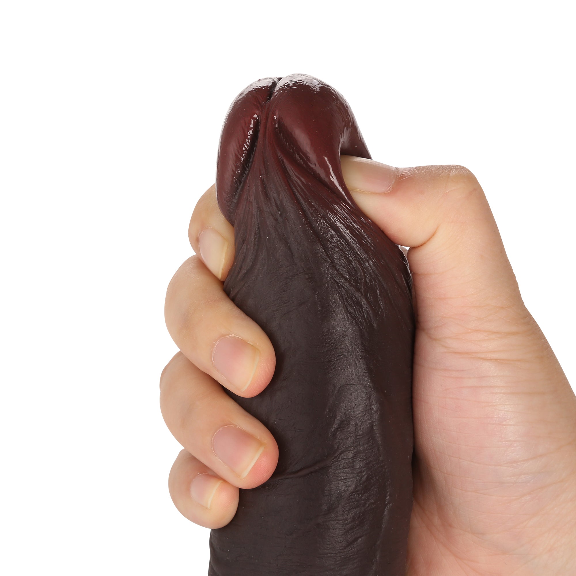 Tiger 7 Inch Realistic Silicone Dildo with Strong Suction Cup Hands-Free | DongToy
