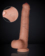 Diego 11 inch Huge Foreskin Sliding Skin Realistic Dildo With Balls
