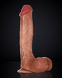 Knight 10 inch Real Feel Ball Realistic Dildo & Realistic Glan Real Ball