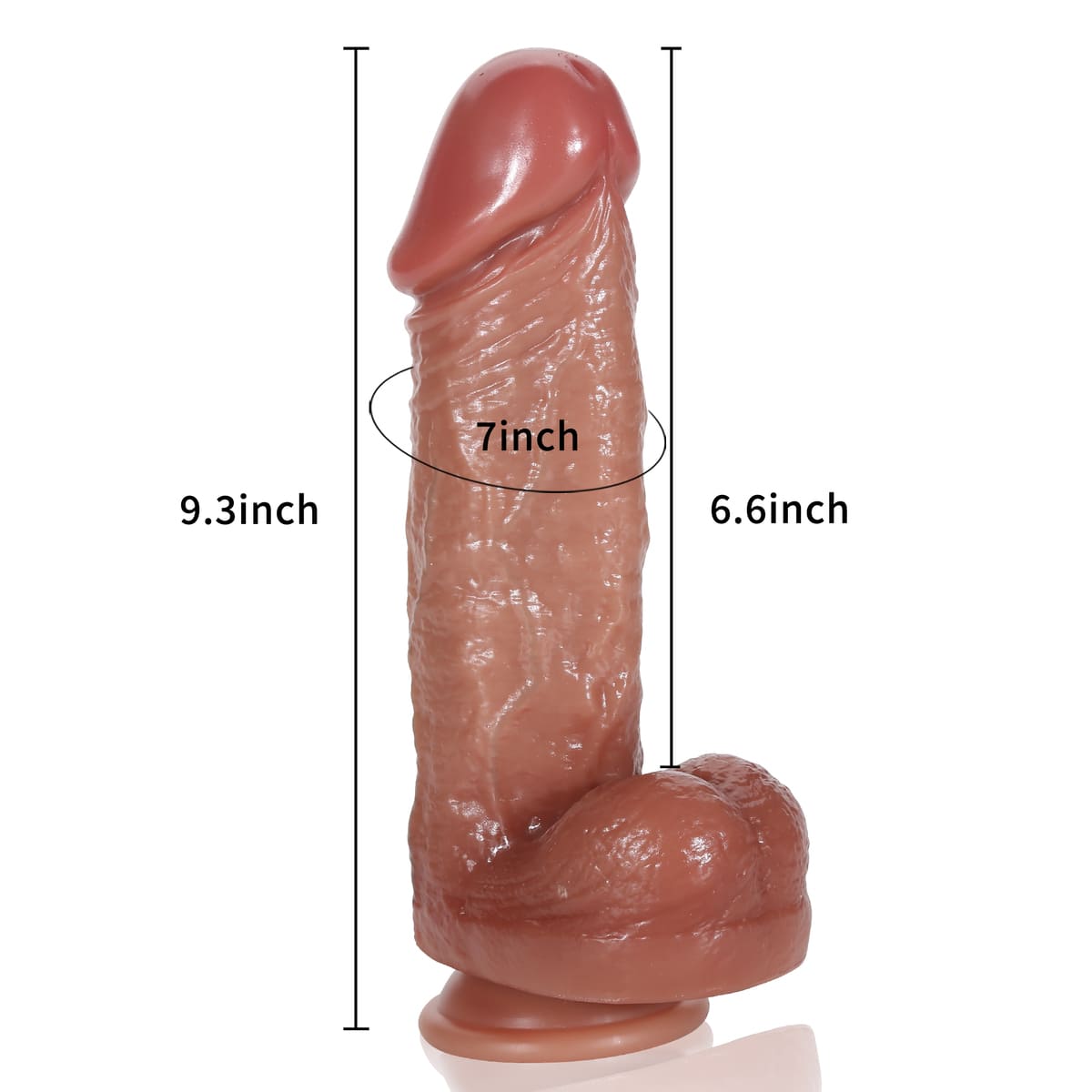 Henry 9.3 Inch Huge Power Thrusting Vibrating Dildo With Remote Control
