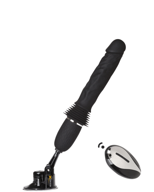 RidingX® Mini Sex Machine 11 inch Thrusting Dildo With Remote Control-AESHMA