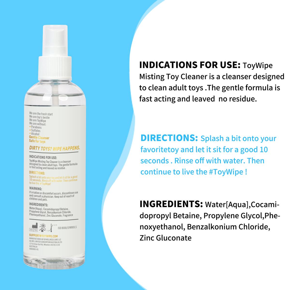 Adult Toy Cleaner All-Purpose Misting Adult Toy Cleaning