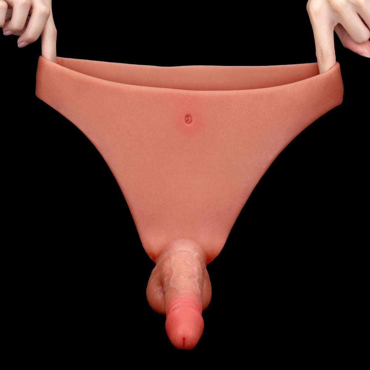 Levin 6 inch Realistic Strap-On Dildo Solid Silicone Wheat