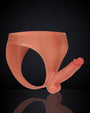 Levin 6 inch Realistic Strap-On Dildo Solid Silicone Wheat
