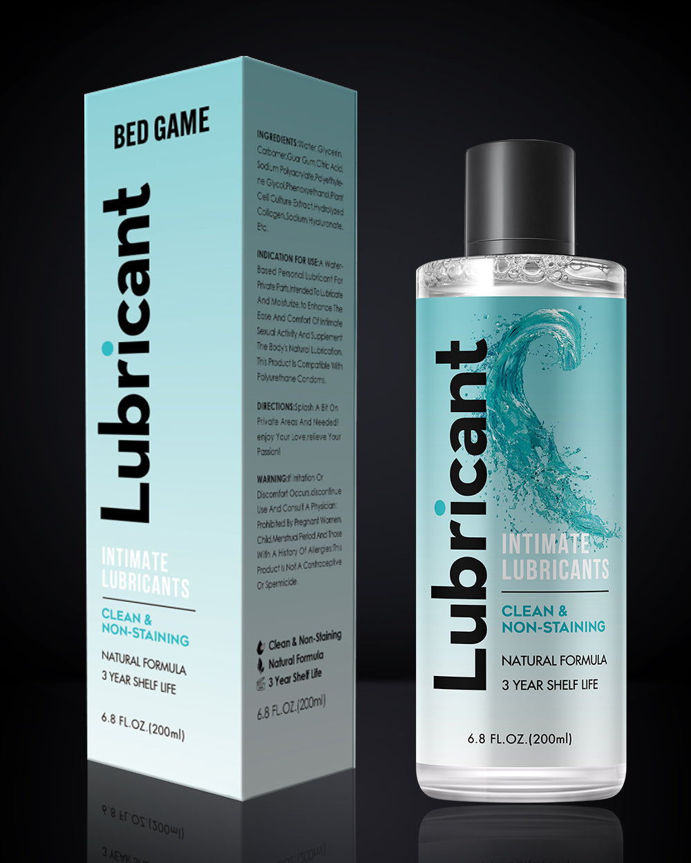 Water Based Lube Lasts Long & Easy to Clean Lube 200ml