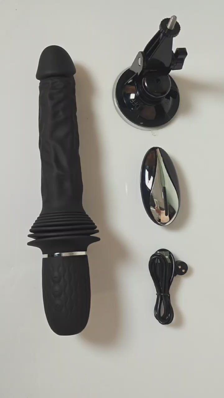 DONGTOY Mini Sex Machine 11 inch Thrusting Dildo With Remote Control-AESHMA