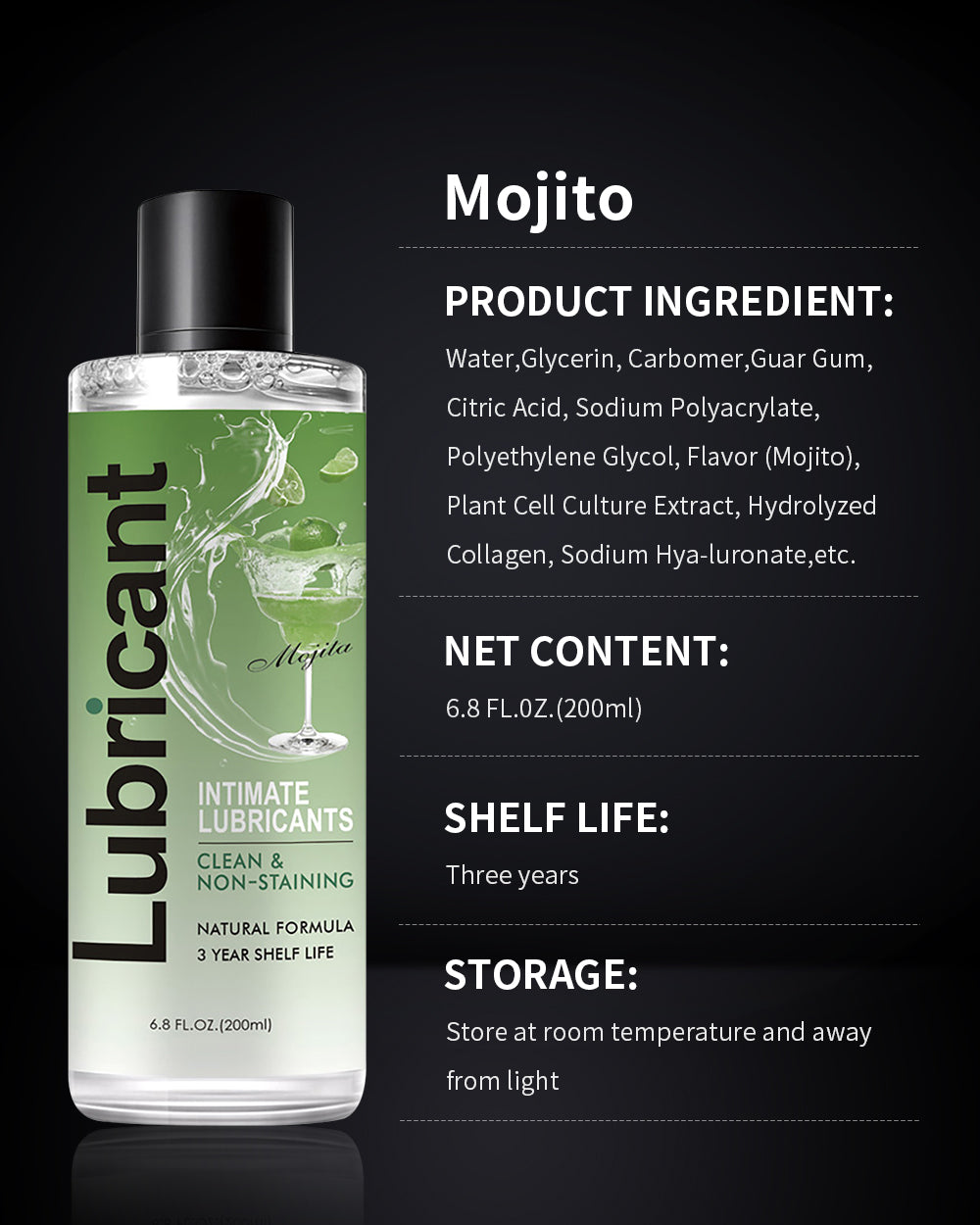 Water Based Lube Lasts Long & Easy to Clean Lube 200ml