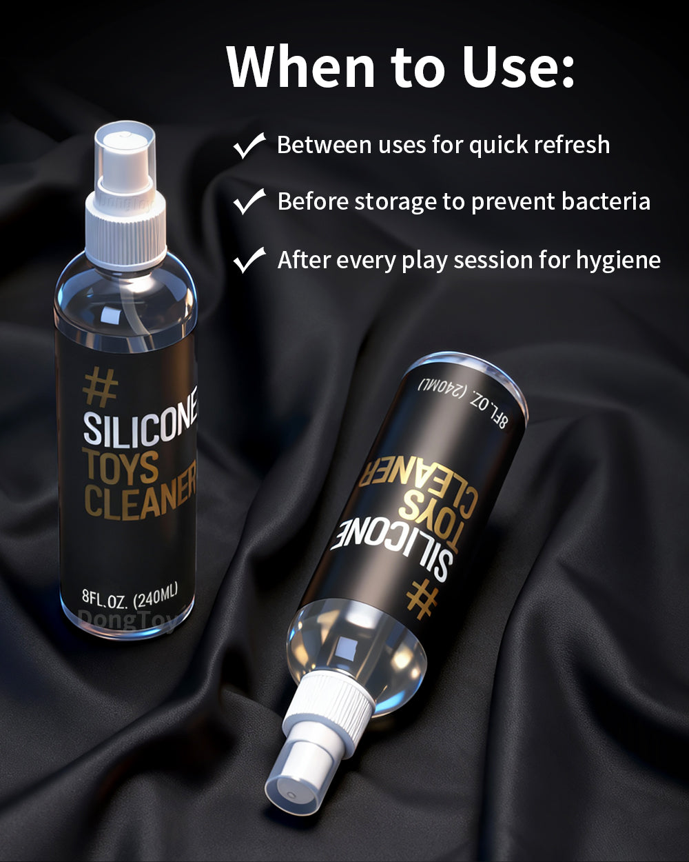 Silicone Toy Cleaner Dildo Misting Cleaner Silicone Dildo Toy Cleaning
