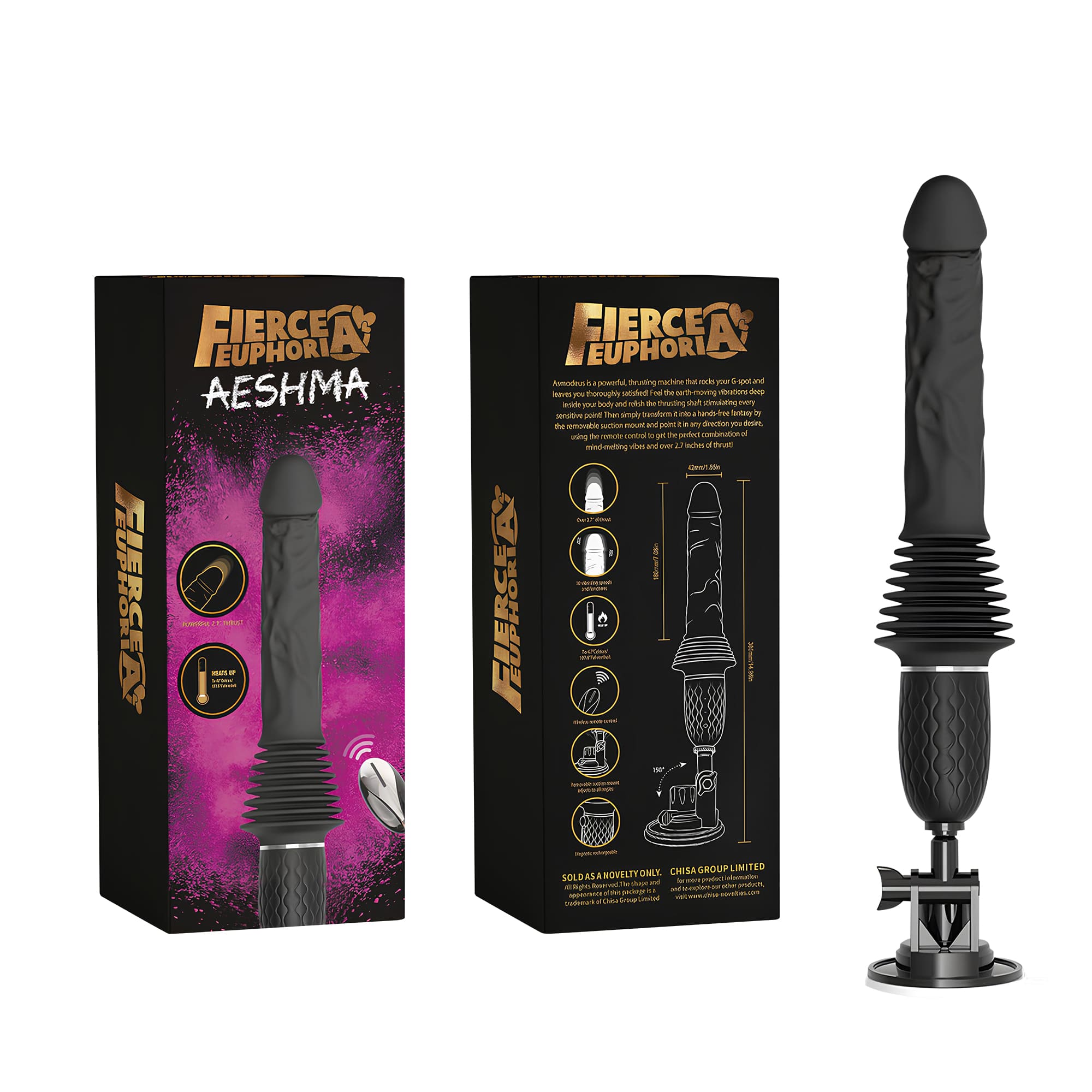 DONGTOY Mini Sex Machine 11 inch Thrusting Dildo With Remote Control-AESHMA
