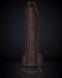 TitanNut 10 inch Lifelike Sliding Skin Uncut Dildo with Realistic Balls