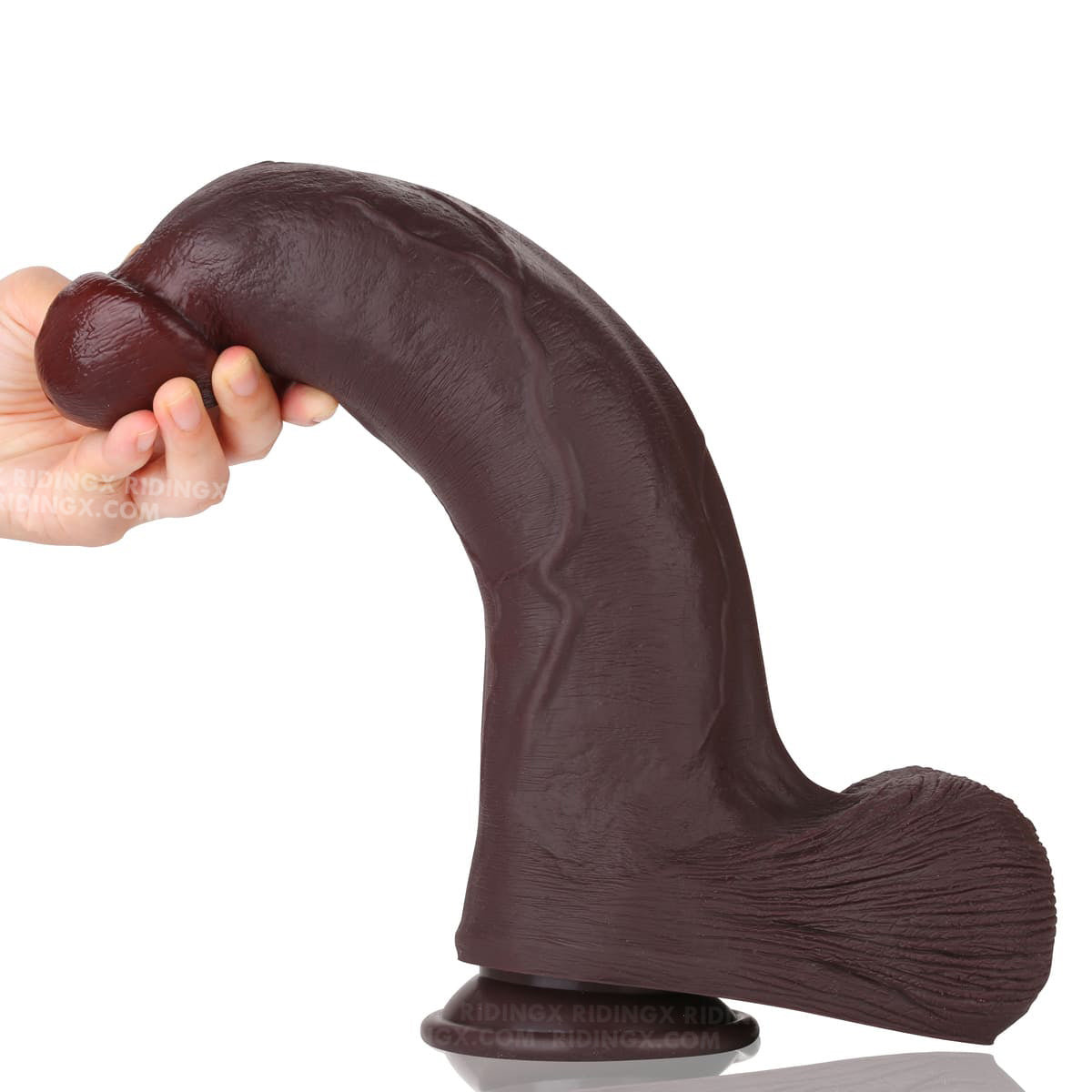 Bruce 13 inch Realistic Huge Dildo Dual Density Huge Dildo Lifelike Skin