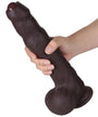 Diego 11 inch Huge Foreskin Sliding Skin Dildo Uncut Dildo