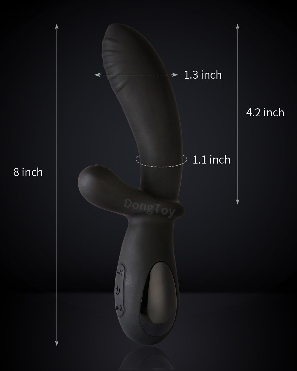 DONGTOY Electro Sword Vibrator Dildo E-Stim G Spot Vibrator