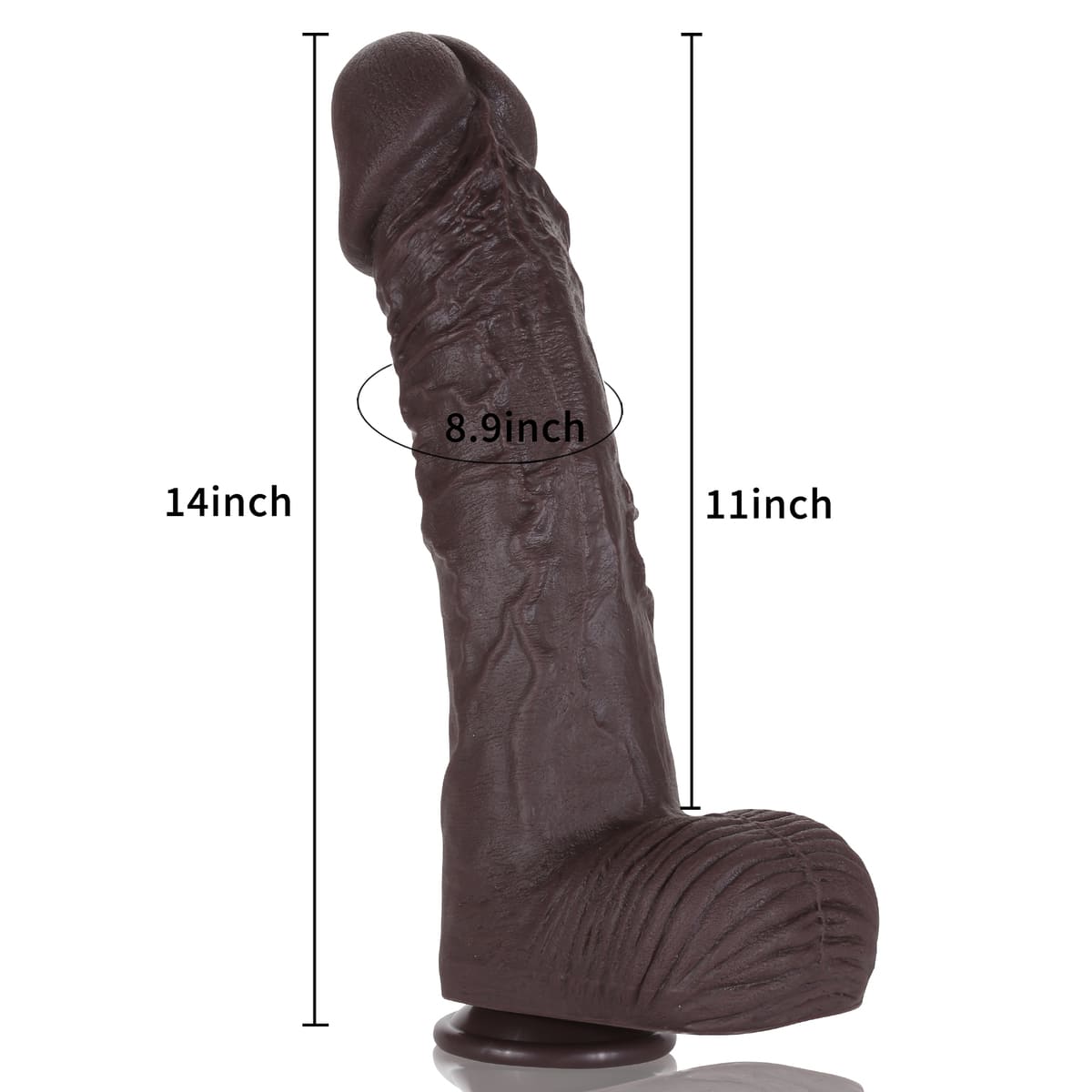 Tony 14 inch Huge Thick Realistic Dildo Extra Large Giant Dildo