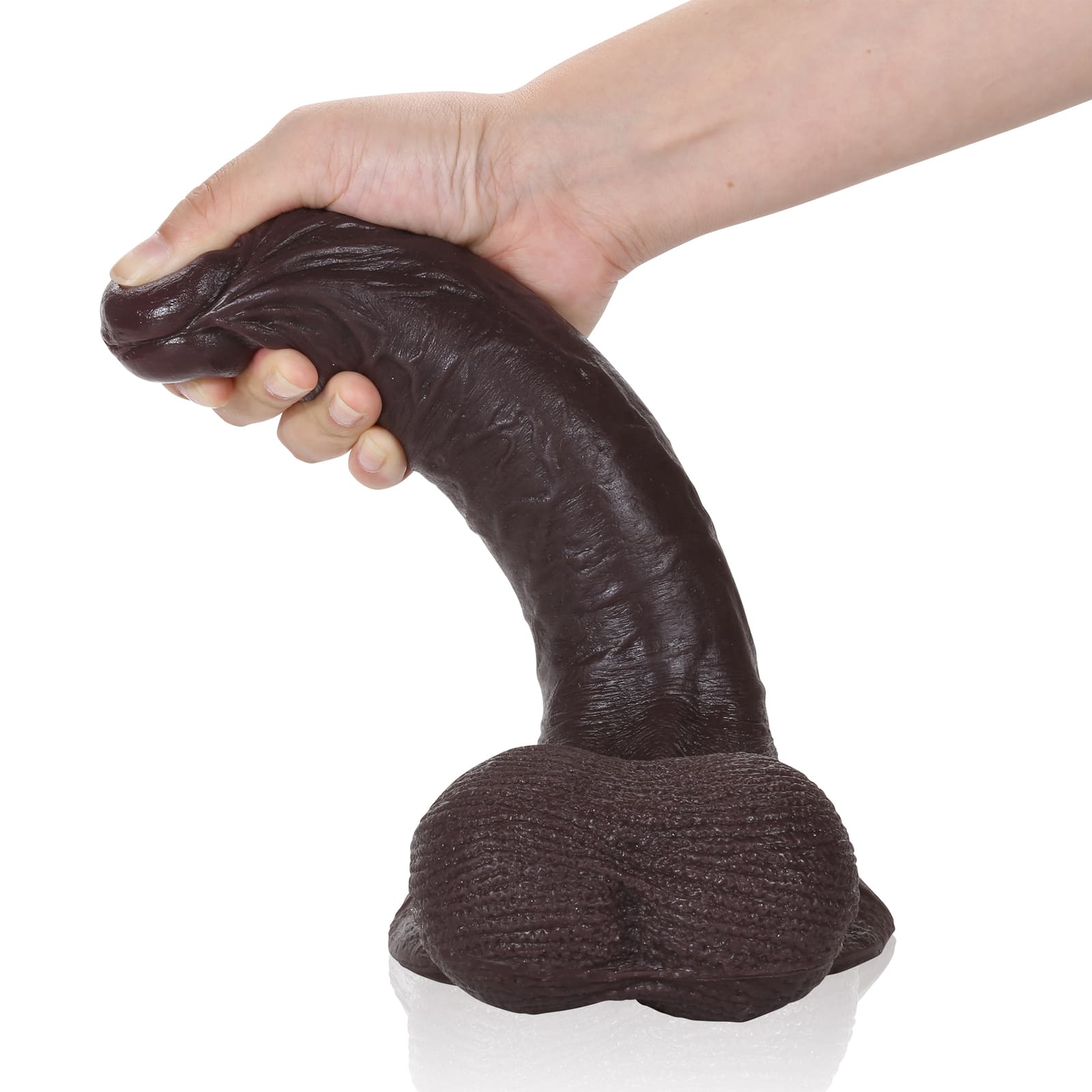 Kevin 9 inch Soft Super Realistic Dildo & Real Balls