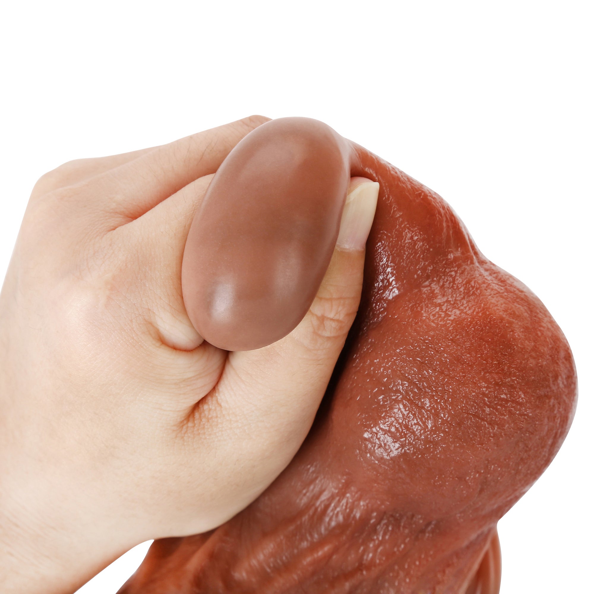 Knight 10 inch Real Feel Ball Realistic Dildo & Realistic Glan Real Ball